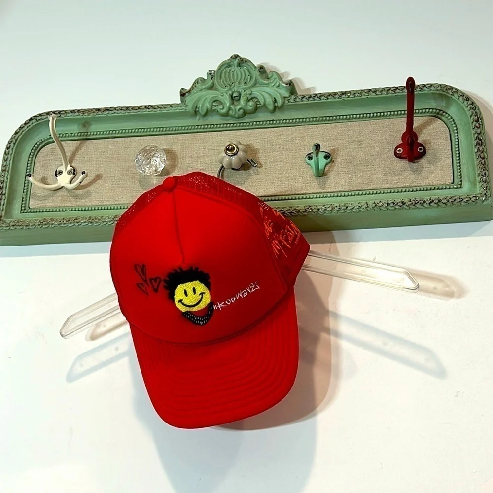 Brand New ROD WAVE merch For The Fans Red Trucker Hat adult one size hat